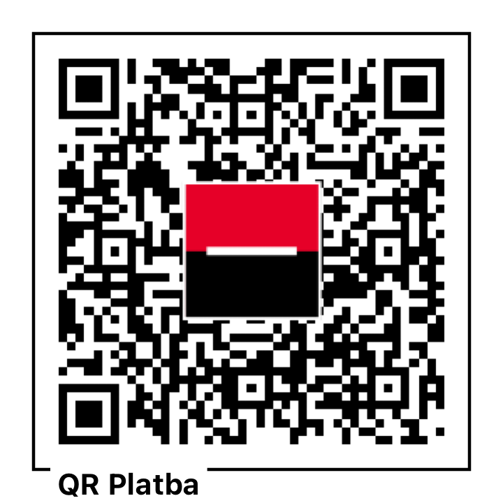 QR kód pro platbu 15 vstupů